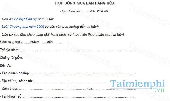 download hop dong mua ban hang hoa