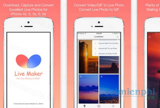 download livemaker free cho iphone