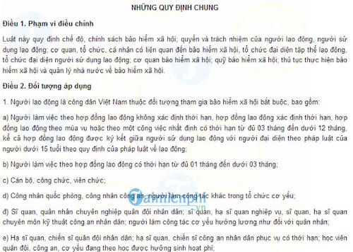 Luật bảo hiểm xã hội