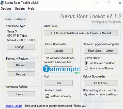 Nexus Root Toolkit