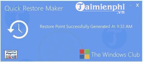 Quick Restore Maker