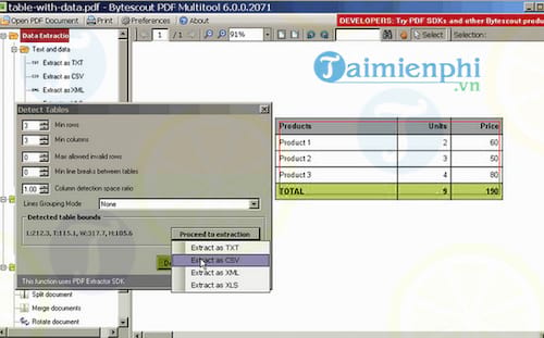 ByteScout PDF Multitool