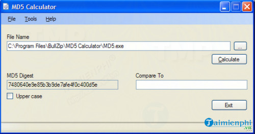 MD5 calculator