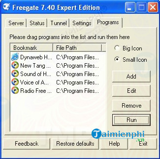 Freegate Expert Edition