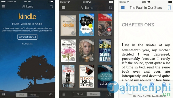Kindle cho iOS