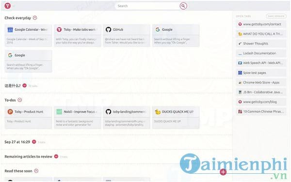 Toby for Chrome for Mac