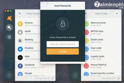 Avast Passwords for Mac