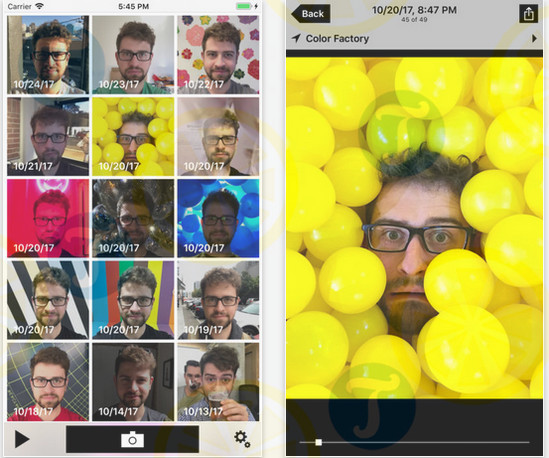 Close up, daily selfies