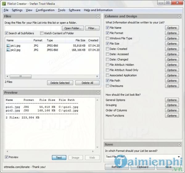 Filelist Creator