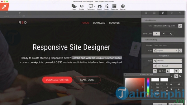 Responsive Site Designer