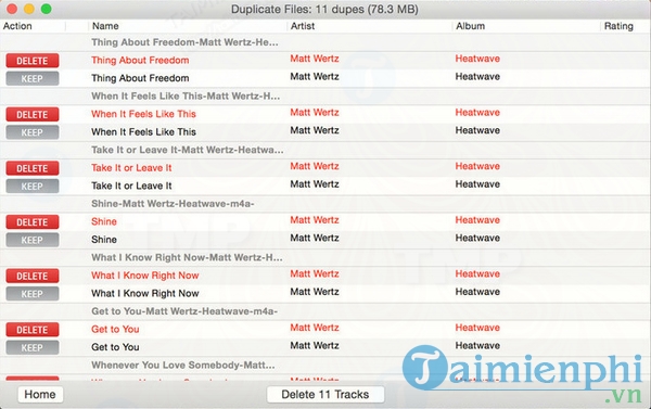 iTunes Duplicate Remover Free