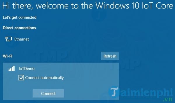 Windows 10 IoT Core Dashboard
