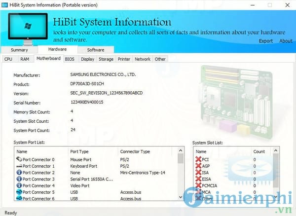 HiBit System Information