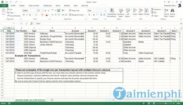 IIF Transaction Creator