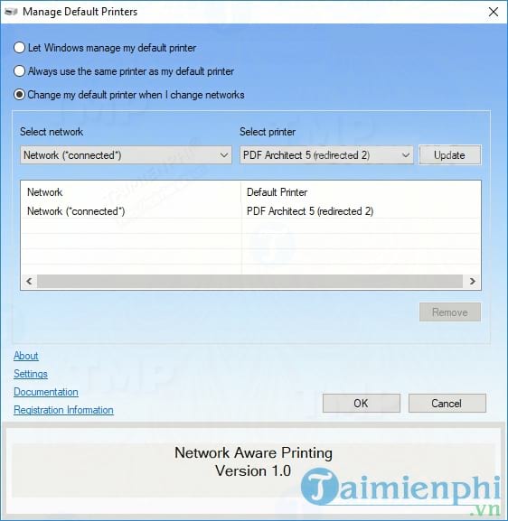 Network Aware Printing