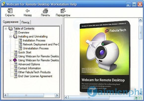 Webcam for Remote Desktop