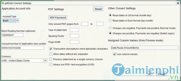 pdf2ofx Convert Portable