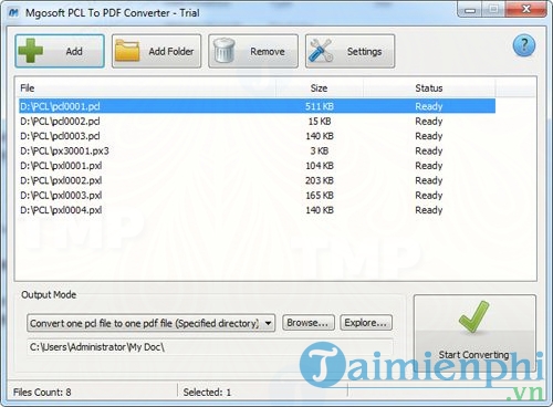 Mgosoft PCL To PDF Converter