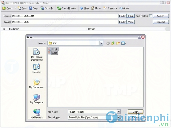 Batch PPT and PPTX Converter