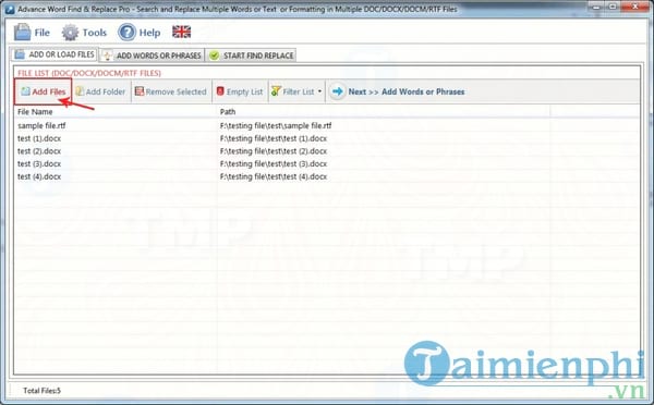 Advance Word Find & Replace