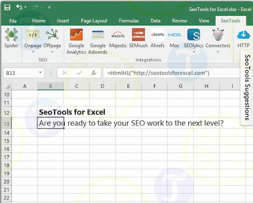 SeoTools for Excel