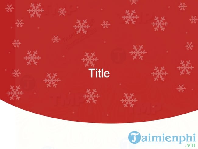 Slide PowerPoint chủ đề Giáng Sinh