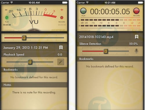 Voice Record Pro cho iPhone