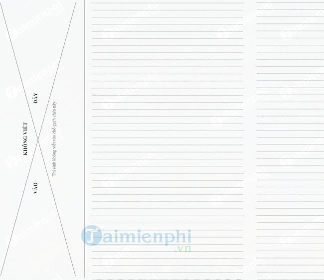 Mẫu giấy làm bài thu hoạch chính trị hè 2017-2018