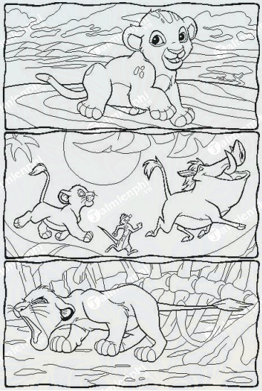 tranh to mau nhan vat hoat hinh