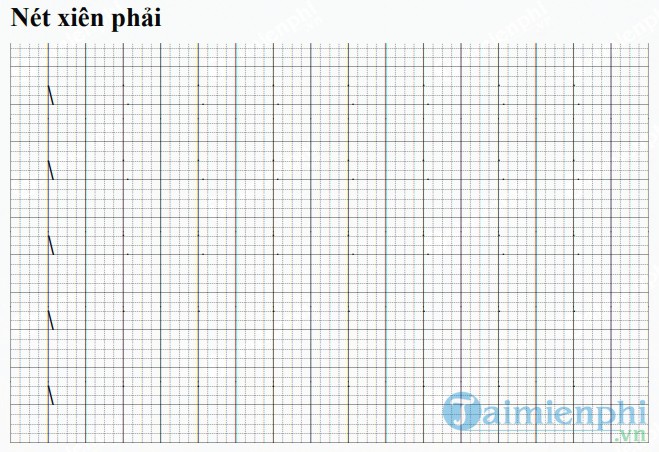 net co ban va chu cai cho be tap viet