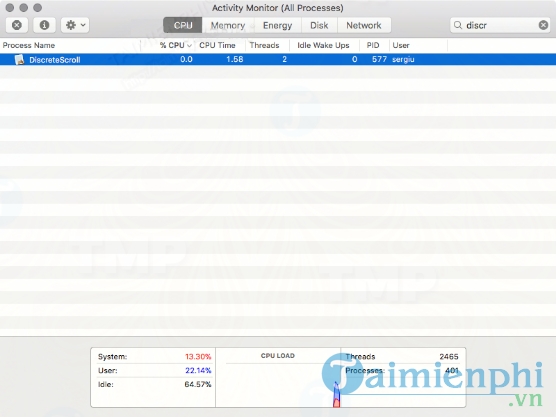 DiscreteScroll for Mac