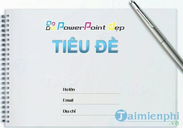 Mẫu template thiết kế cho giáo án điện tử