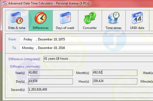 Advanced Date Time Calculator