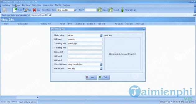 Phần mềm tính tiền nhà hàng BIGBUY