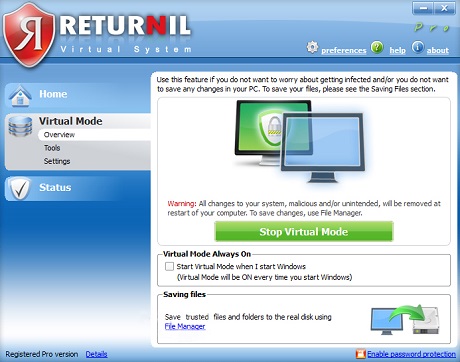 download returnil virtual system
