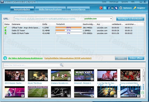tai video download capture