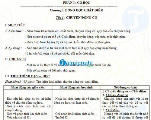 giao an vat ly lop 10