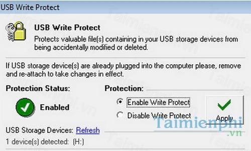 usb write protect