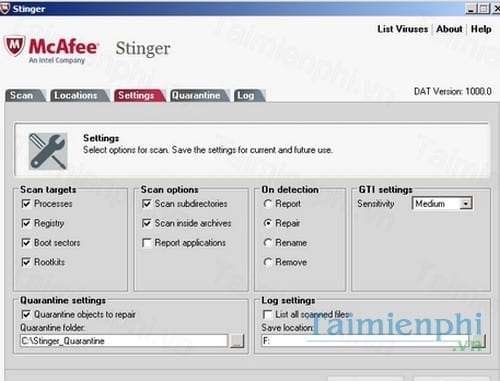 mcafee stinger