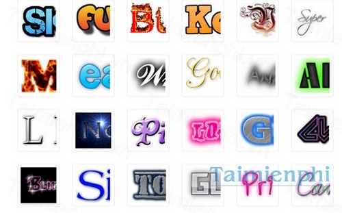 cool text tu tao logo va nut bam cho web