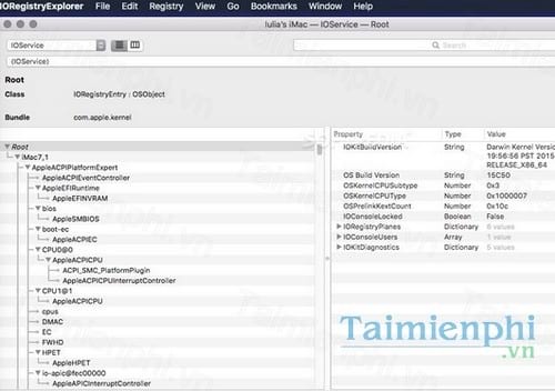 ioregistryexplorer for mac
