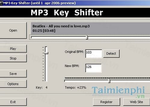 mp3 key changer