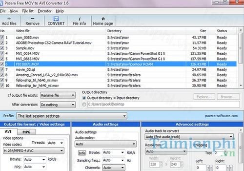 pazera free mov to avi converter