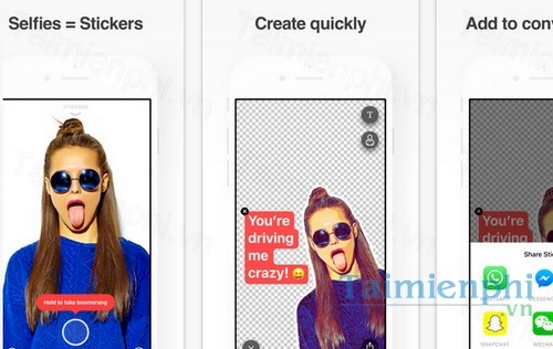 sticky ai cho iphone