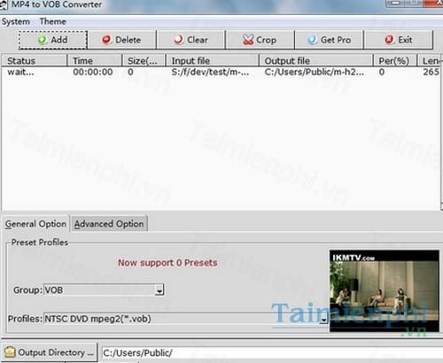 free mp4 to vob converter