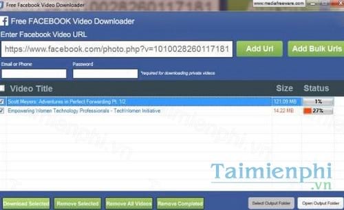 free facebook video downloader