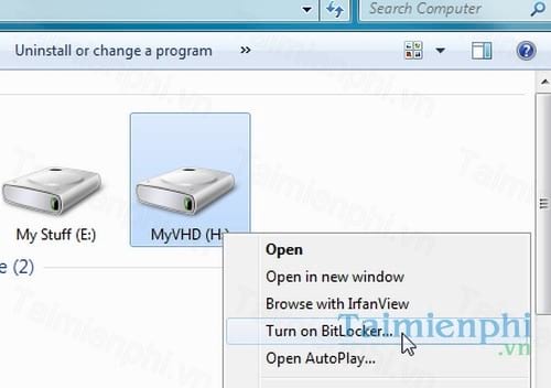 bitlocker drive lock utility