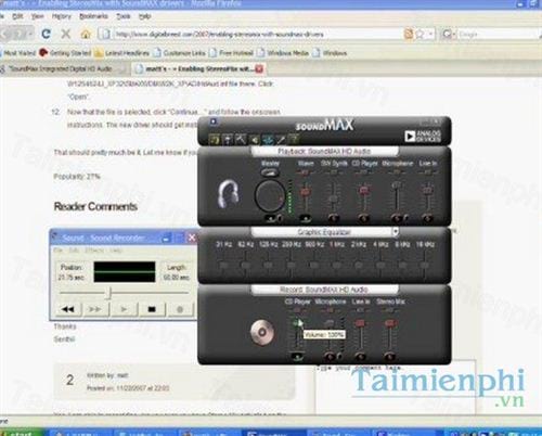 soundmax integrated digital hd audio