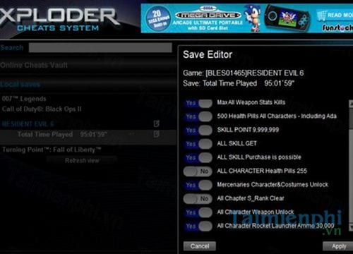 ps3 xploder pro with cheats editor