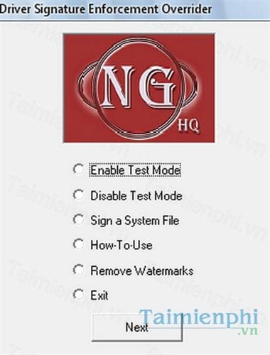 driver signature enforcement overrider